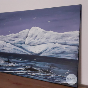 Ingen kan h�yra deg - művészet - festmény - akril - Meska.hu