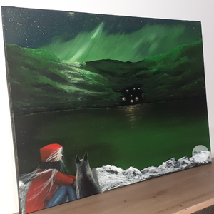 Virkelighetens etterklang - művészet - festmény - akril - Meska.hu