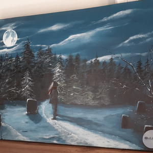 Vi ses - művészet - festmény - akril - Meska.hu