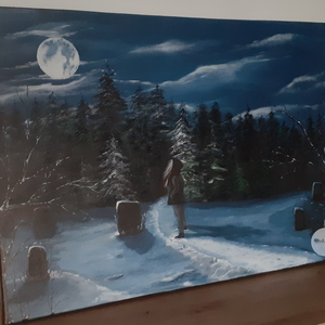 Vi ses - művészet - festmény - akril - Meska.hu