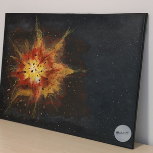 Solflamme  - művészet - festmény - akril - Meska.hu