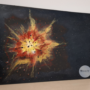 Solflamme  - művészet - festmény - akril - Meska.hu