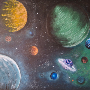 Verdensalt, Művészet, Festmény, Akril, Festészet, MESKA