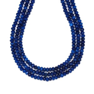 Achát faz szin acélkék korong 4x3mm, Kellékek & szerszámok, Ásvány alapanyag, Ásványfüzér, , MESKA