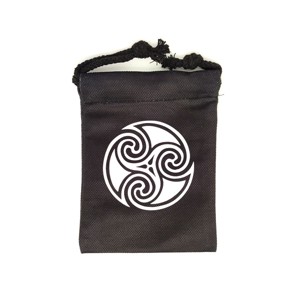 Kelta spirál mintás szütyő � textil ajándéktasak 13x18 cm - Meska.hu
