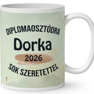 Névvel kérhető Mókus - 2026 évi Ballagásra mintás bögre - otthon & életmód - konyhafelszerelés, tálalás - tálalás - bögre & csésze - Meska.hu