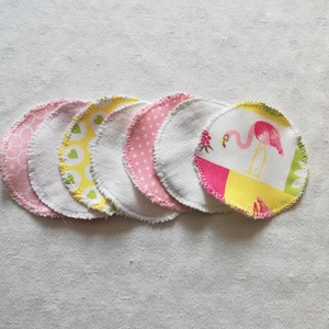 Flamingó mosható arctisztító korong csomag (7 darab)  -  - Meska.hu