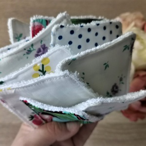 Újrapamacs szett - Újrahasználható arclemosó korongok - sminklemosó párna - arctörlő pamacs - szépségápolás - arcápolás - arctisztító korong - Meska.hu