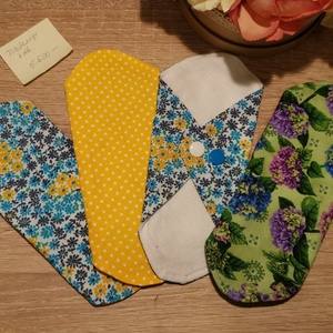 Tisztasági betét szett  - Mosható menstruációs betét - szépségápolás - intim higiénia - tisztasági betét - Meska.hu