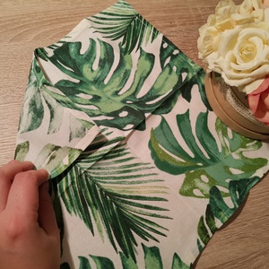 Pamut ruhaszalvéta - dszungel minta - 2dbos szett 30x30cm - otthon & életmód - konyhafelszerelés, tálalás - konyhai textil - szalvéta - Meska.hu