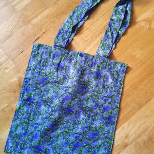 Inda mintás bélelt szatyor - Bevásálószatyor oeko-tex pamut anyagból - Tote bag - Meska.hu