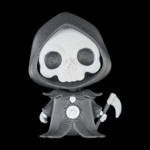 Halloween mystery box, meglepetés kulcstartó figurával � csontváz, kaszás vagy szörny a kattanós tök dobozban, ajándék - otthon & életmód - dekoráció - halloween - halloweeni figurák - Meska.hu