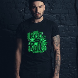 Rock nélkül...inkább ne! vagány férfi póló - ruha & divat - férfi ruha - póló - Meska.hu