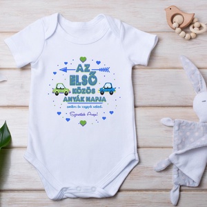 Az első közös anyák napja egyedi body - ruha & divat - babaruha & gyerekruha - body - Meska.hu
