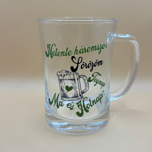 Poénos sörös korsó, Otthon & Életmód, Konyhafelszerelés, tálalás, Tálalás, Sörös pohár és korsó, , MESKA