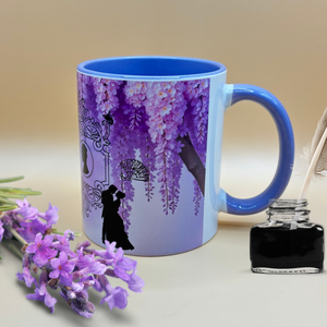 Lady Whistledown lila bögre - otthon & életmód - konyhafelszerelés, tálalás - tálalás - bögre & csésze - Meska.hu