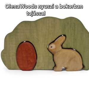 Nyuszi bokorban tojással, Játék & Sport, Plüssállat & Játékfigura, Nyuszi, , MESKA