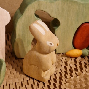 Húsvéti nyuszibox fajáték szett - ünnepi díszek, dekorációk - húsvéti díszek és dekorációk - húsvéti asztaldíszek - Meska.hu