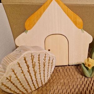 Húsvéti nyuszibox fajáték szett - ünnepi díszek, dekorációk - húsvéti díszek és dekorációk - húsvéti asztaldíszek - Meska.hu