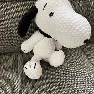 Snoopy amigurumi kutya  - Meska.hu