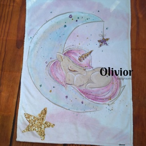 Unikornisok álma puha wellsoft baba pléd takaró 70x95cm - Meska.hu