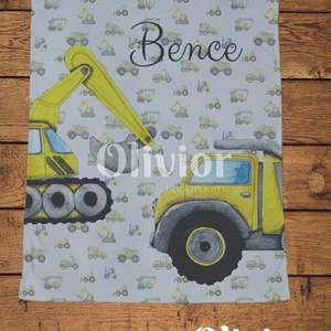 Munkagépes neves ovis zsák - Olivior - játék & sport - ovis felszerelés - ovis zsák - Meska.hu