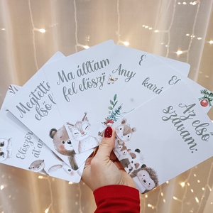 Baba mérföldkő kártya csomag - baba - mama - babafotózás - baba mérföldkő kártyák - Meska.hu