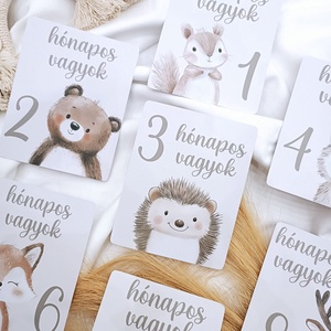 Baba mérföldkő kártya csomag - baba - mama - babafotózás - baba mérföldkő kártyák - Meska.hu