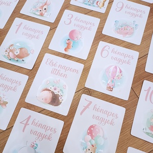 Baba mérföldkő kártya csomag - baba - mama - babafotózás - baba mérföldkő kártyák - Meska.hu