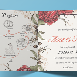 Különleges esküvői meghívó - esküvő - meghívó & kártya - meghívó - Meska.hu