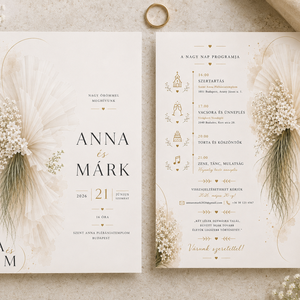 Ivory Meadow � Mezei Elegancia Esküvői Meghívó - esküvő - meghívó & kártya - meghívó - Meska.hu