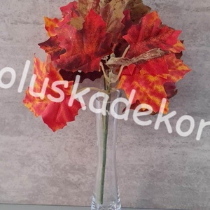 Szőlőleveles bokor, őszi selyem dekorációs műnövény, 29cm - Meska.hu