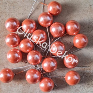 ST-10523. Betűző bogyó, gyöngyház, 2cm - kellékek & szerszámok - dekorációs kellékek - egyéb kellékek - Meska.hu