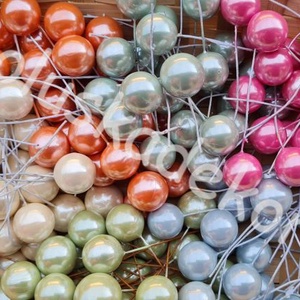 ST-10523. Betűző bogyó, gyöngyház, 2cm - kellékek & szerszámok - dekorációs kellékek - egyéb kellékek - Meska.hu