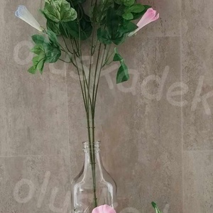 Hajnalka, selyem virágcsokor, 7 virágos dekor növény, 71cm - kellékek & szerszámok - dekorációs kellékek - egyéb kellékek - Meska.hu