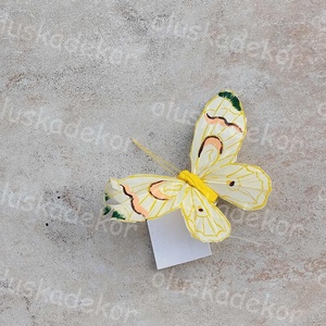 Pillangó, lepke, csipeszes, 11cm - kellékek & szerszámok - dekorációs kellékek - egyéb kellékek - Meska.hu
