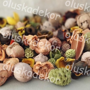 Vegyes terméscsomag, XXL, száraztermés - kellékek & szerszámok - dekorációs kellékek - egyéb kellékek - Meska.hu