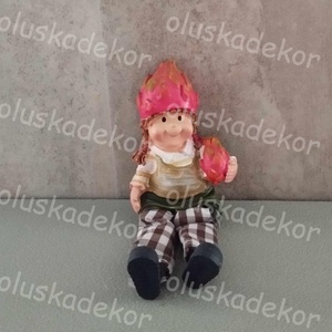 Szeder, sárkánygyümölcs gyerek, tavaszi, nyári poly öntapadós figura, 7 cm - kellékek & szerszámok - dekorációs kellékek - figurák - Meska.hu
