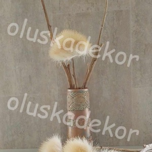 Articsóka, száras, natúr, szárazvirág, esküvői dekor, 40 - 55cm - Meska.hu