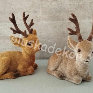 Szarvas, figura, barna, karácsonyi, adventi, dekorációs alapanyag, 15cm, Kellékek & szerszámok, Dekorációs kellékek, Figurák, Virágkötés, Mindenmás, MESKA