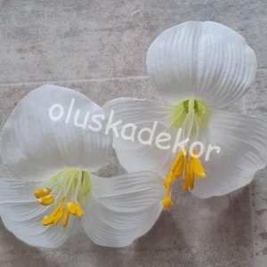 Hibiszkusz virágfej, 14cm - kellékek & szerszámok - dekorációs kellékek - egyéb kellékek - Meska.hu