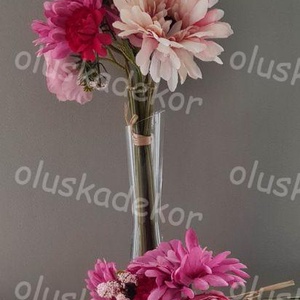 Gerbera, Peony, vegyes csokor, műnövény, dekorációs kiegészítő, több színben - kellékek & szerszámok - dekorációs kellékek - egyéb kellékek - Meska.hu