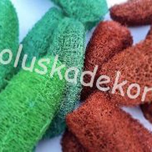 Luffa, egész több színben - kellékek & szerszámok - dekorációs kellékek - egyéb kellékek - Meska.hu