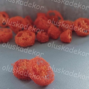 Luffaszelet, luffa szelet, propeller, dekorációs alapanyag, száraznövény, narancs, sárga, zöld - kellékek & szerszámok - dekorációs kellékek - egyéb kellékek - Meska.hu