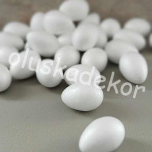 Hungarocell, polisztirol tojás 12cm - kellékek & szerszámok - dekorációs kellékek - figurák - Meska.hu