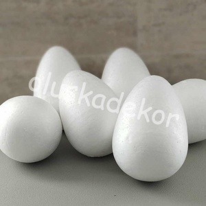 Hungarocell, polisztirol tojás 15cm, Kellékek & szerszámok, Dekorációs kellékek, Figurák, Virágkötés, Mindenmás, MESKA