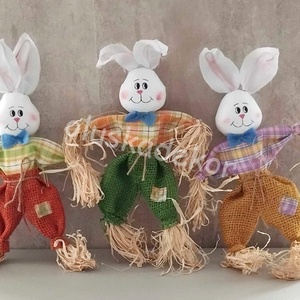 Szalmanyúl, nyuszi, 30cm, Kellékek & szerszámok, Dekorációs kellékek, Figurák, Virágkötés, Mindenmás, MESKA