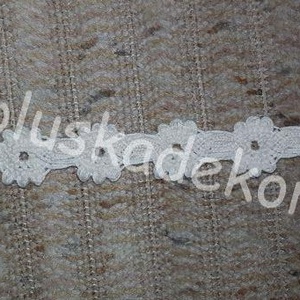 Pamut csipke szalag, natúr, ekrü 1,5cm, Kellékek & szerszámok, Dekorációs kellékek, Egyéb kellékek, Virágkötés, Mindenmás, MESKA