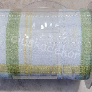 Textil szalag, kockás, 3 színben  10cm széles - kellékek & szerszámok - dekorációs kellékek - egyéb kellékek - Meska.hu