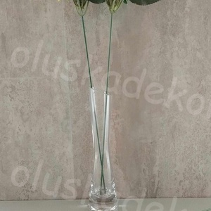 Virágos, leveles díszítő pick csokor, fém száron, 35cm - kellékek & szerszámok - dekorációs kellékek - egyéb kellékek - Meska.hu